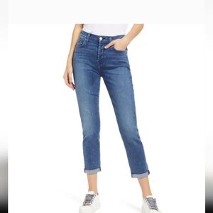 7 For All Mankind Josefina Boyfriend Skinny Jeans Size 28